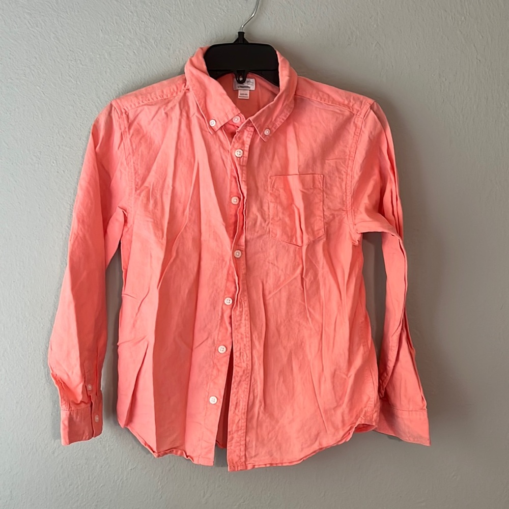 Boys Gymboree linen long sleeve shirt